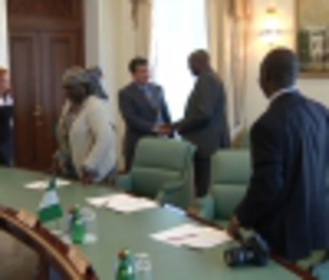 Ilsur Metshin met with the Ambassador of Nigeria