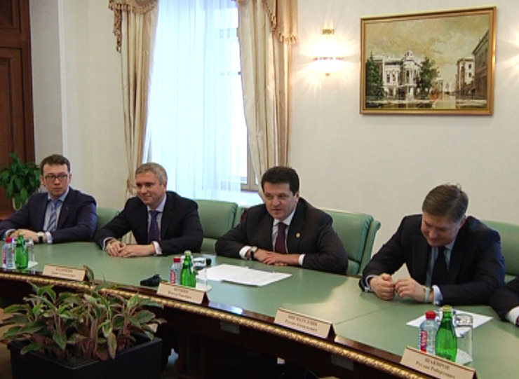 Ilsur Metshin met with delegation from the Republic of Chuvashia