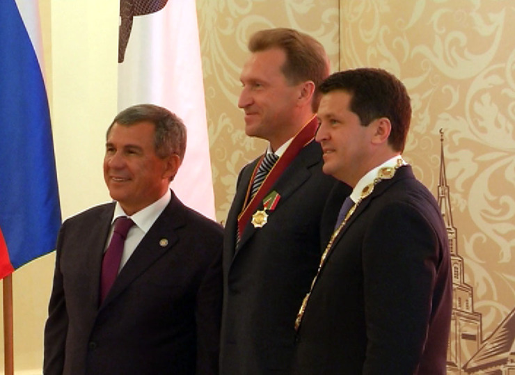 "Honorary Citizen of Kazan" awarded to Igor Shuvalov