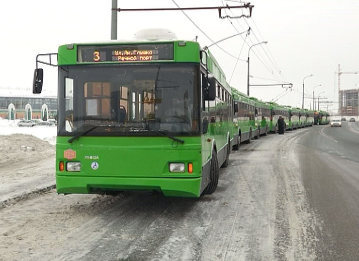 В Казань поступила новая партия троллейбусов