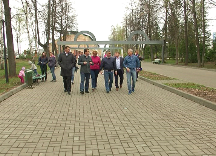 Ильсуру Метшину представили проект благоустройства парка Горького