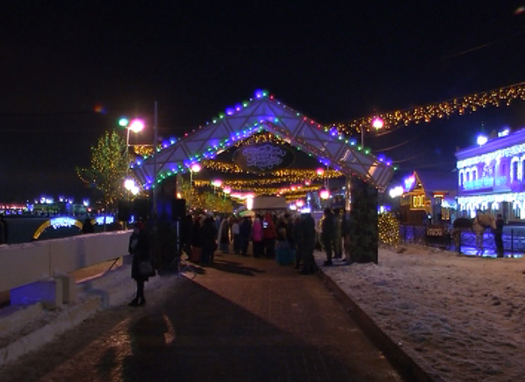 Открытие новогоднего городка в Старо-Татарской слободе