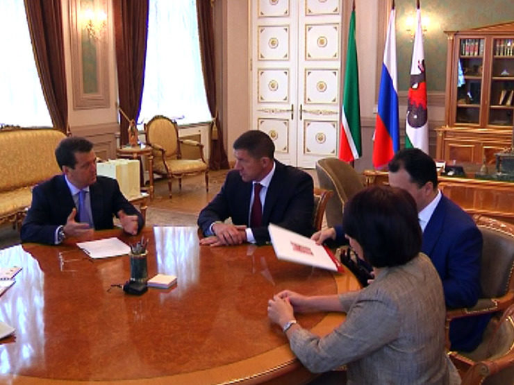 Kazan Mayor met with the Deputy President of "VTB Bank"