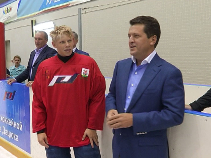 Visit of training in Pavel Datsyuk’s hockey school in Kazan