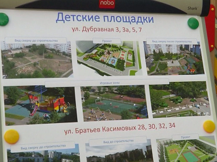 I. Metshin visited the landscaped yard at st. Garifyanov