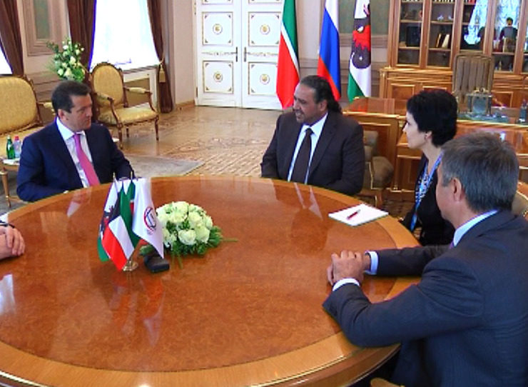 Ilsur Metshin met with Kuwait's Sheikh Ahmad Al-Fahad Al-Sabah