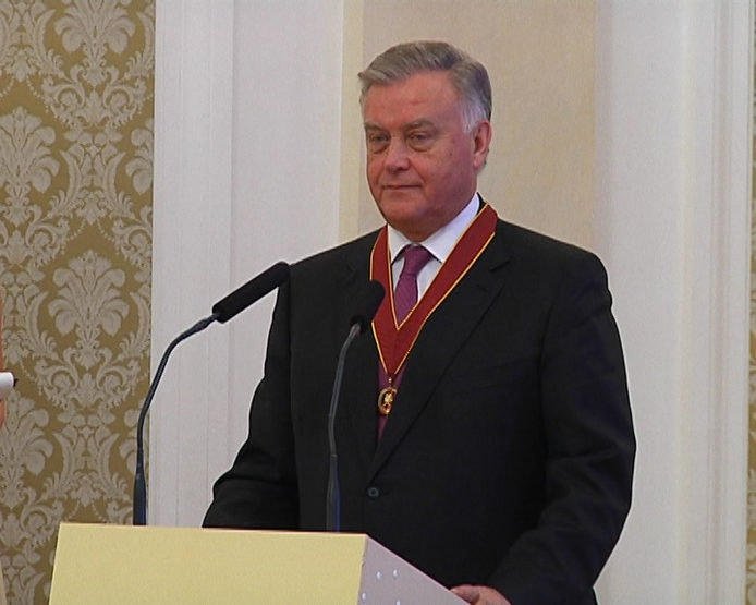 Vladimir Yakunin was awarded the title of Honorary Citizen of Kazan
