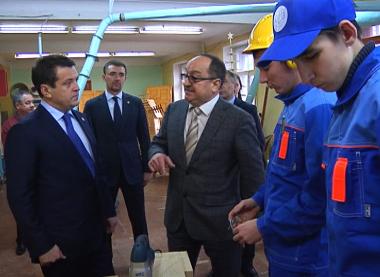 The Mayor of the capital of Tatarstan visited the College of Economy and Construction
