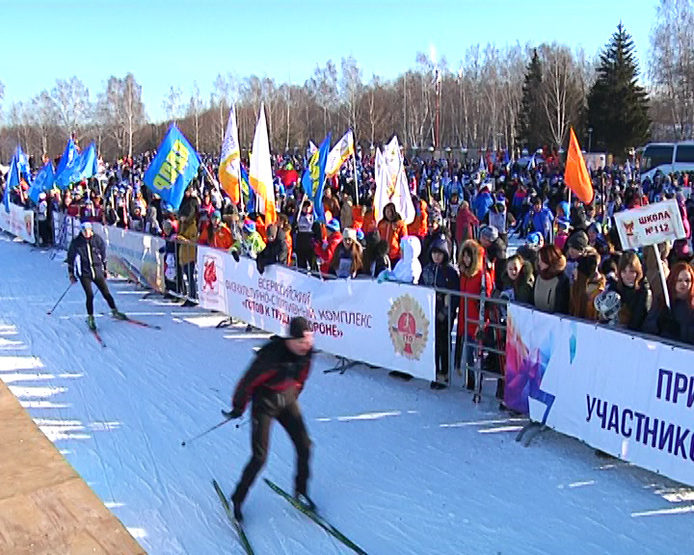 All-Russia mass race "Ski Track of Russia-2016" took place in Kazan