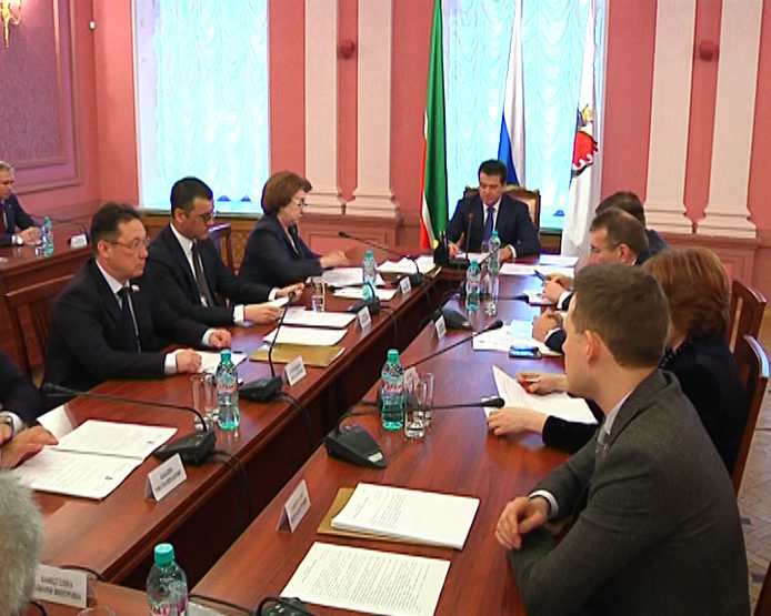 The meeting of the Presidium of the Kazan City Duma