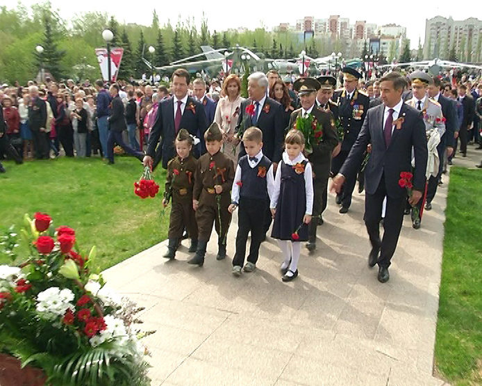 The memory of fallen soldiers was honored in Kazan Victory Park