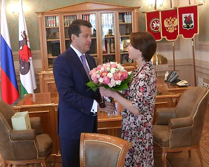 Meeting of Ilsur Metshin with Chulpan Khamatova