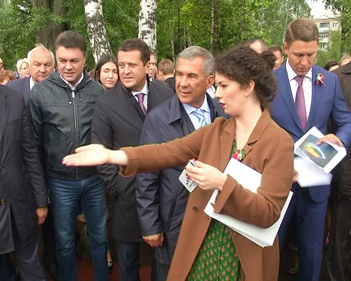 The Uritsky Park was opened after reconstruction in Kazan