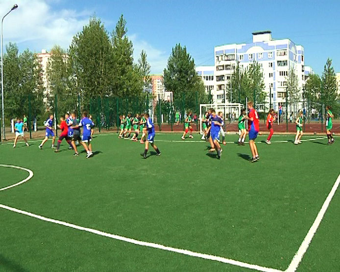 The multipurpose sports ground opened in the yard of the school №171