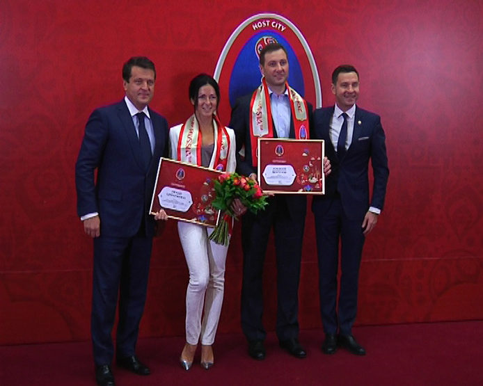 New World Cup-2018 ambassadors were presented at the stadium "Kazan Arena"