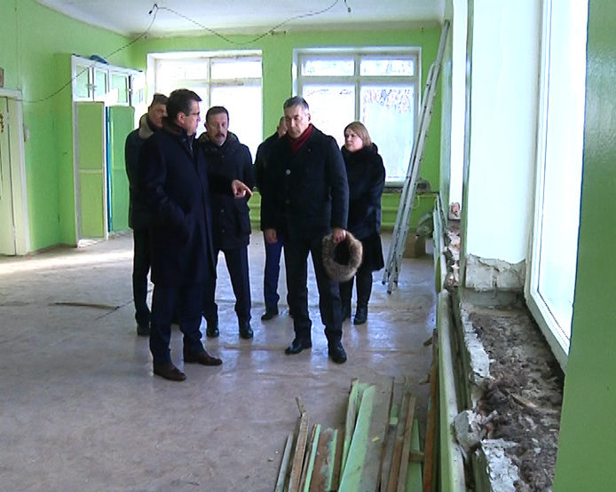 I. Metshin inspected the overhaul of the kindergarten №206