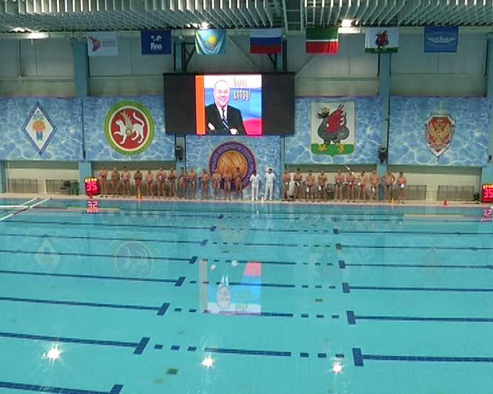 The opening of the tournament on water polo in the memory of A. Antonov
