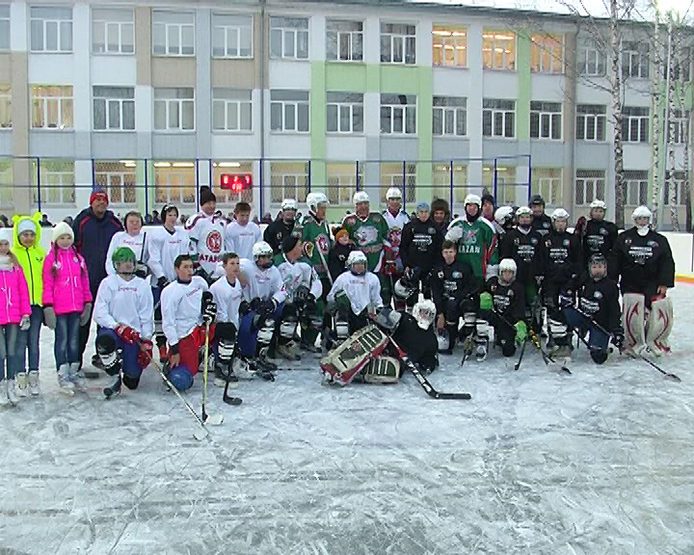 The new hockey box opened at the territory of the gymnasium №4