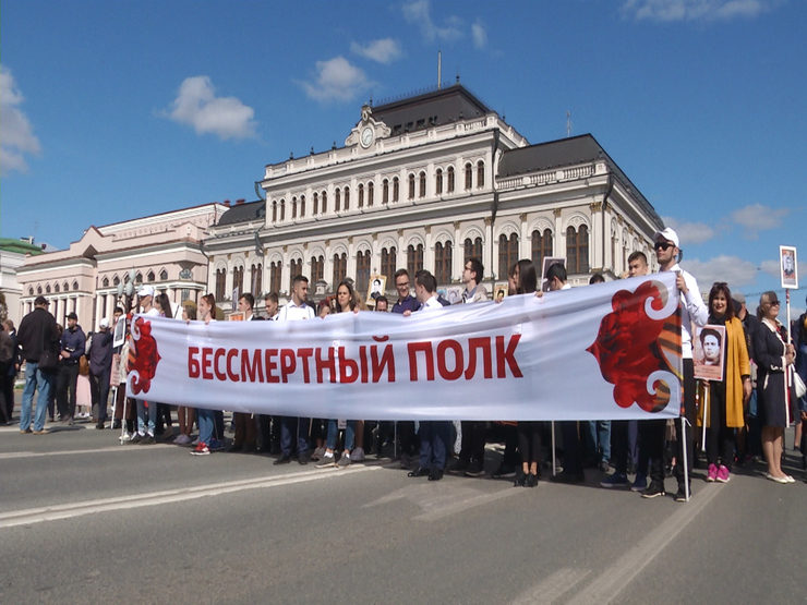 163 thousand people took part in the action "Immortal Regiment" in Kazan