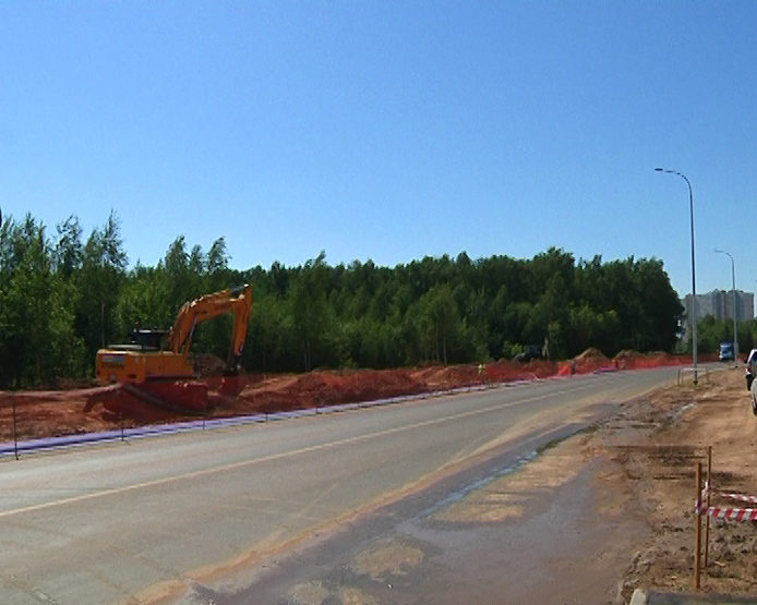 I. Metshin inspected the course of works on the reconstruction of Bratiev Battalovyh Street