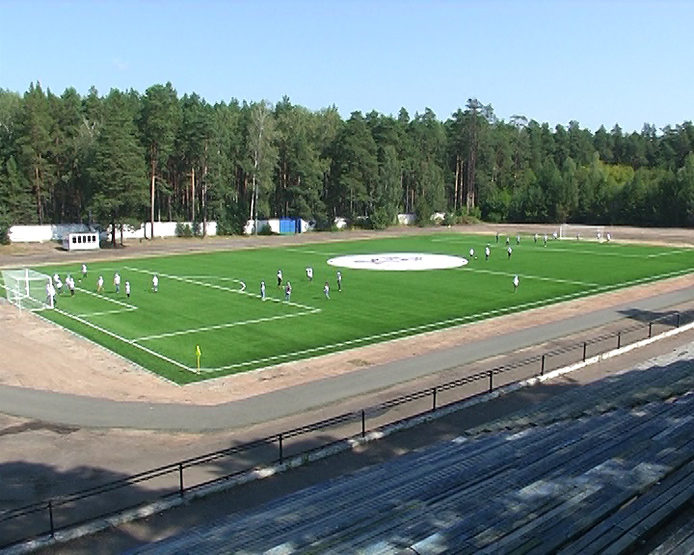 The new football field opened at the stadium "Locomotiv"