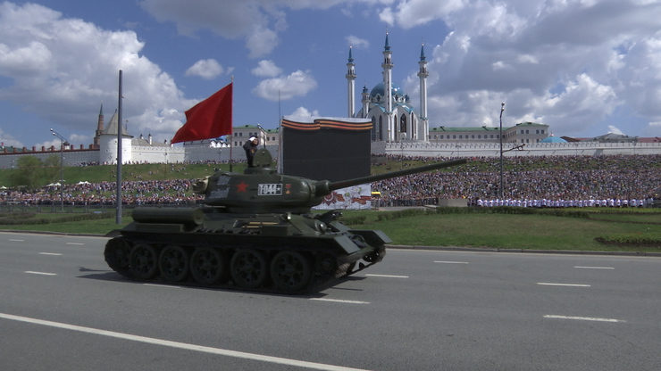 The Victory Parade took place on the Millennium Square, 05/09/2019