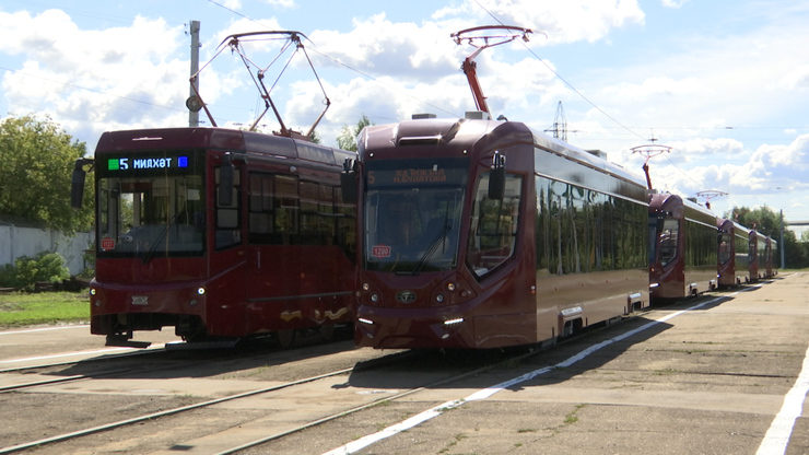 18 new trams will run on route 5 by the end of August in Kazan