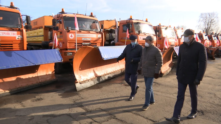 The Mayor of Kazan inspected the readiness of equipment for operation in winter conditions