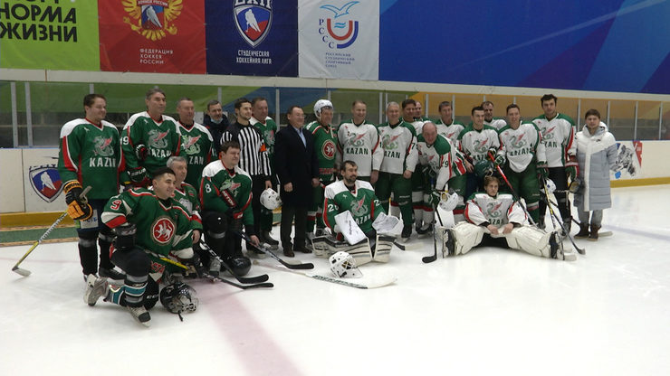 Friendly match of Tatarstan hockey veterans at the Zilant Sports Complex