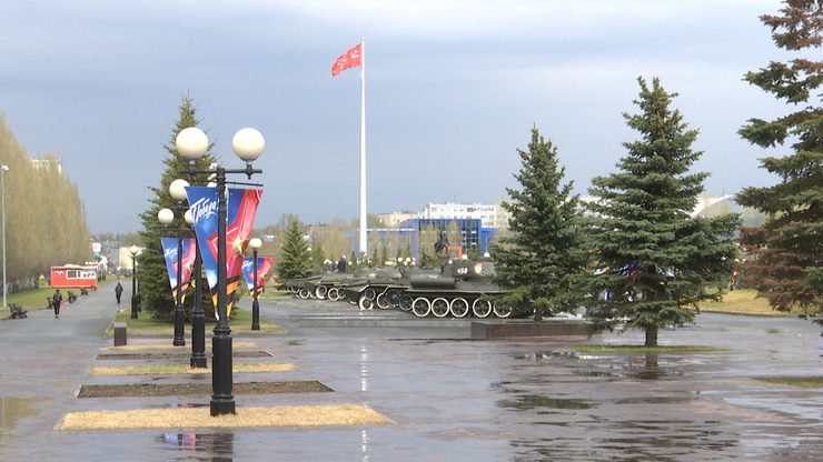 The Mayor of Kazan inspected the readiness of the Victory Park for the celebration of the Victory Day on 9 May