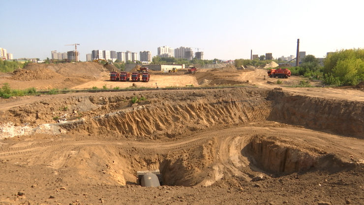 Press tour on the construction of the first section of the Voznesensky tract, 19.08.2021