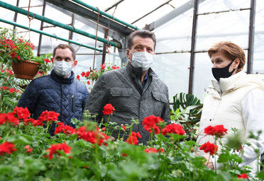 Ilsur Metshin inspected the greenhouses of Gorvodzelenkhoz