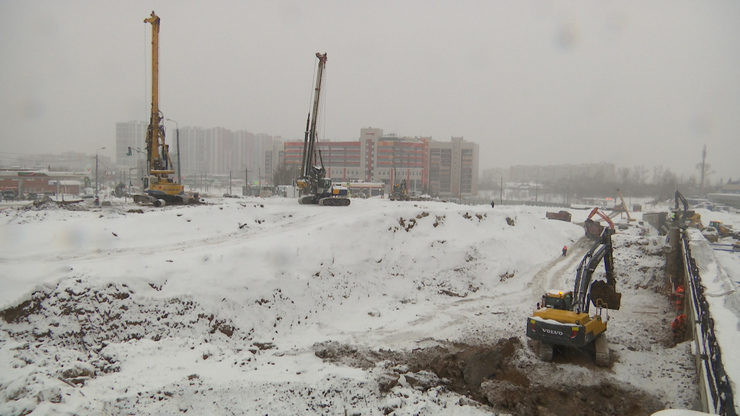 The Mayor of Kazan inspects the progress of construction work on the Voznesensky Tract and the Great Kazan Ring Road