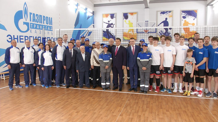 I.Metshin takes part in the opening of the "Fakel" sports complex after the renovation