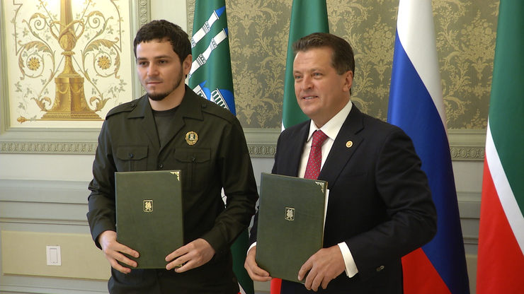 An agreement on inter-municipal cooperation has been signed between Kazan and Grozny