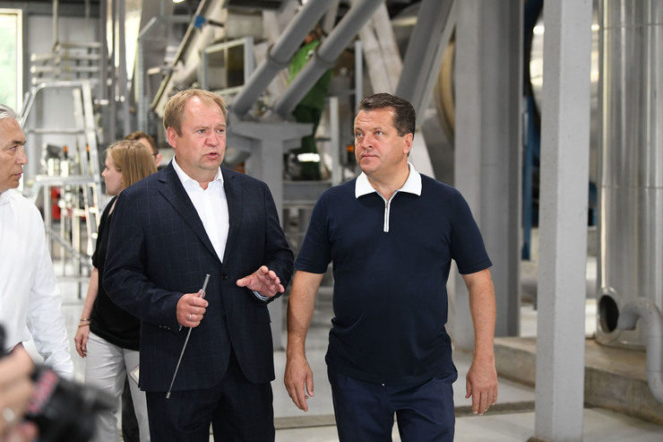 Press tour to the thermomechanical sludge treatment line, 10.08.2022