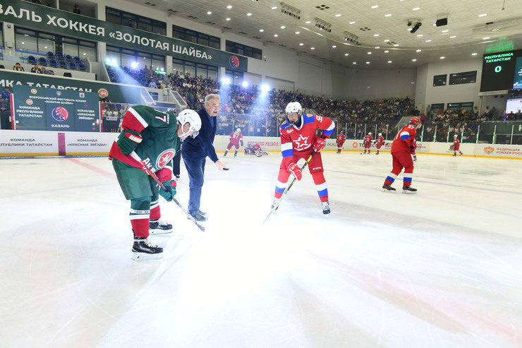 The gala match of the Golden Puck festival takes place in Kazan