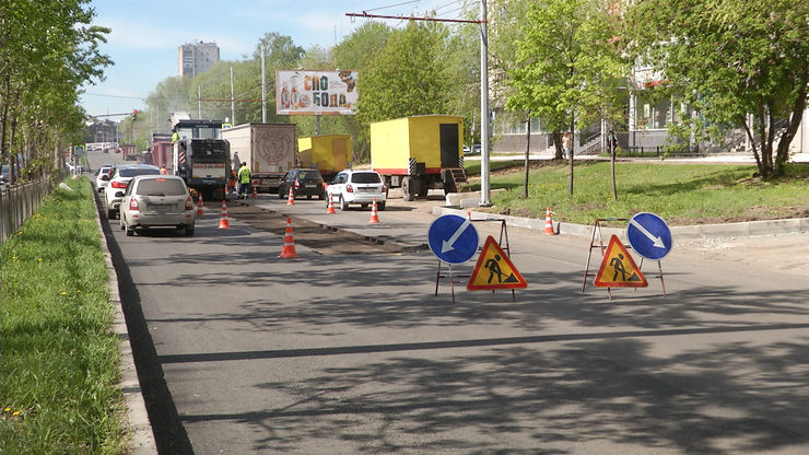 Ильсур Метшин проверил ход ремонта улицы Кулахметова