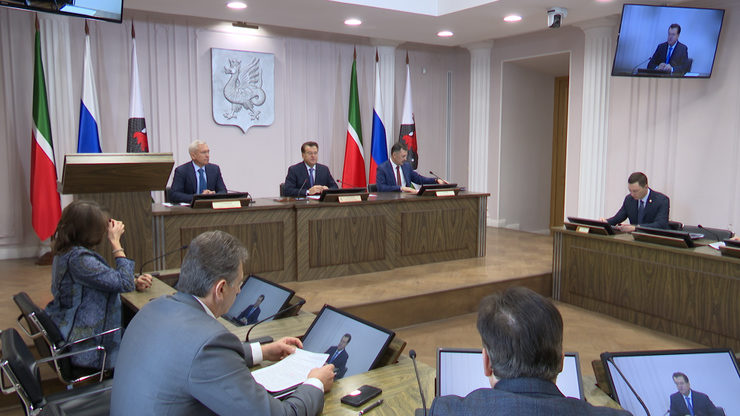 A meeting of the headquarters for the preparation for the BRICS summit takes place at the Executive Committee