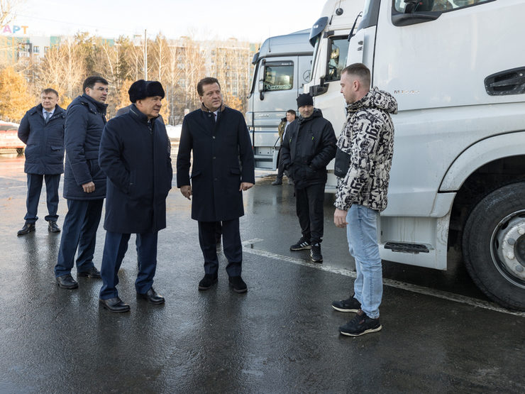 В Лисичанск и Рубежное отправили первые в этом году фуры с гумпомощью общим весом в 88 тонн