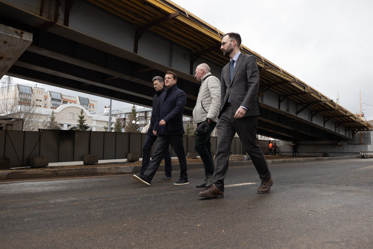 Ильсур Метшин о Горьковском шоссе: «Мы впервые в столице и республике строим трехуровневую развязку»
