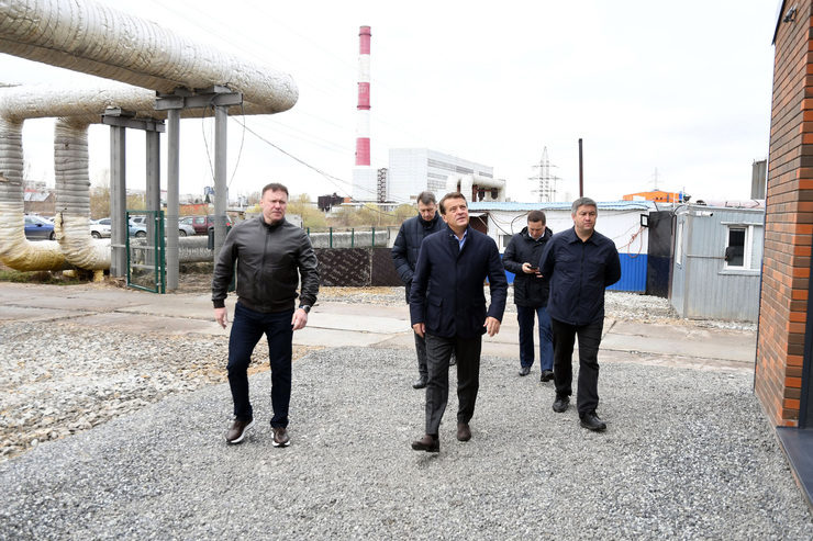 The Mayor of Kazan visits the construction site of the new facility of “Gorodskoye blagoustroistvo” on Amirkhana Street