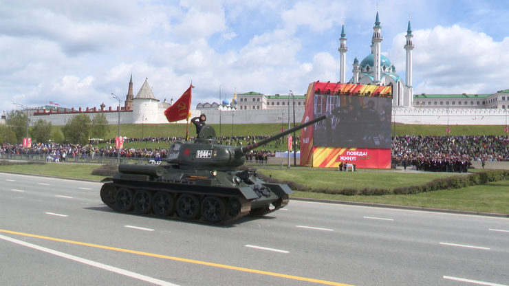A parade dedicated to the 79th anniversary of Victory in the Great Patriotic War in Kazan