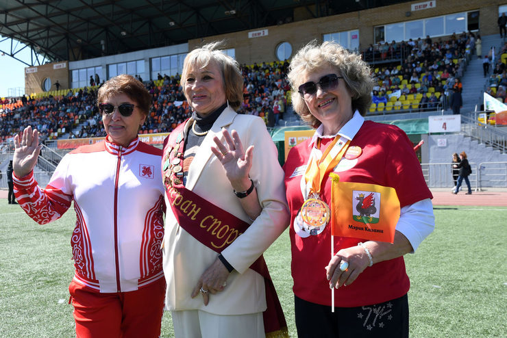 Awarding the winners of the first Spartakiad “Games of Longevity” in Kazan