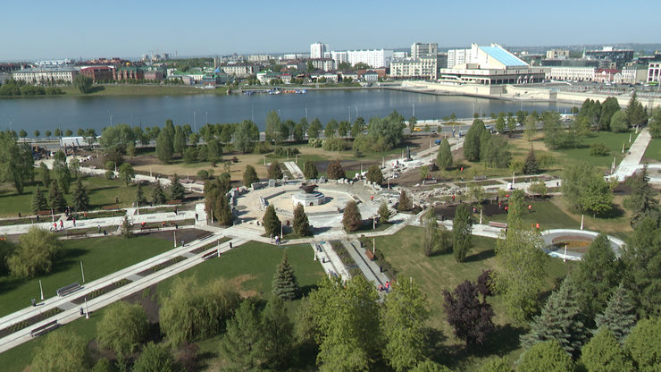 К 10 июня в Казани завершится ремонт парка Тысячелетия