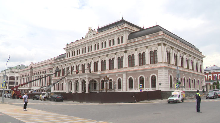 The renovation of the Kazan City Hall is being completed