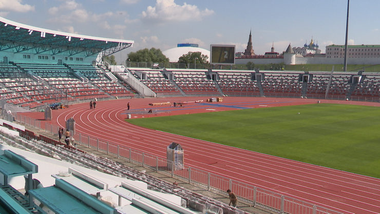 Reconstruction of the Central Stadium is being completed in Kazan