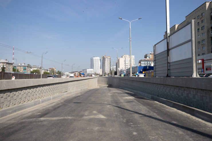 The mayor of Kazan inspects the progress of the reconstruction of the Gorkovskoye Highway, 02.07.2024