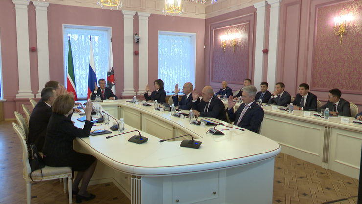 The Presidium of the Kazan City Duma takes place at the City Hall