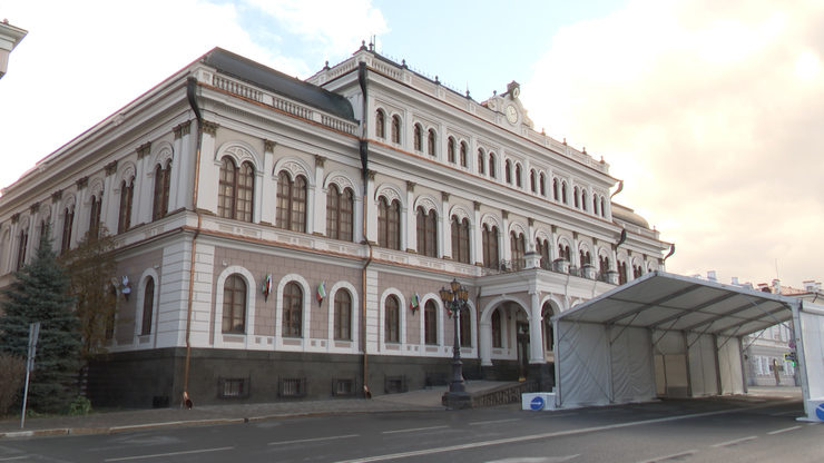 Ilsur Metshin meets Antonio Guterres at the Kazan City Hall